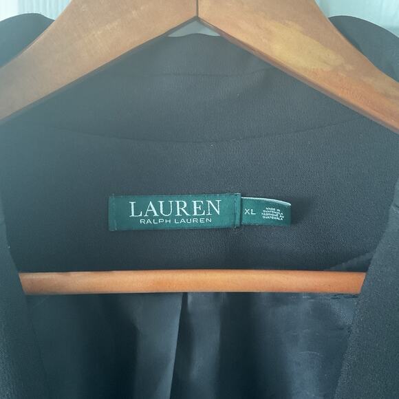 Vintage Lauren Ralph Lauren Longline Blazer XL Oversize Single Button Y2K Era - Picture 3 of 6